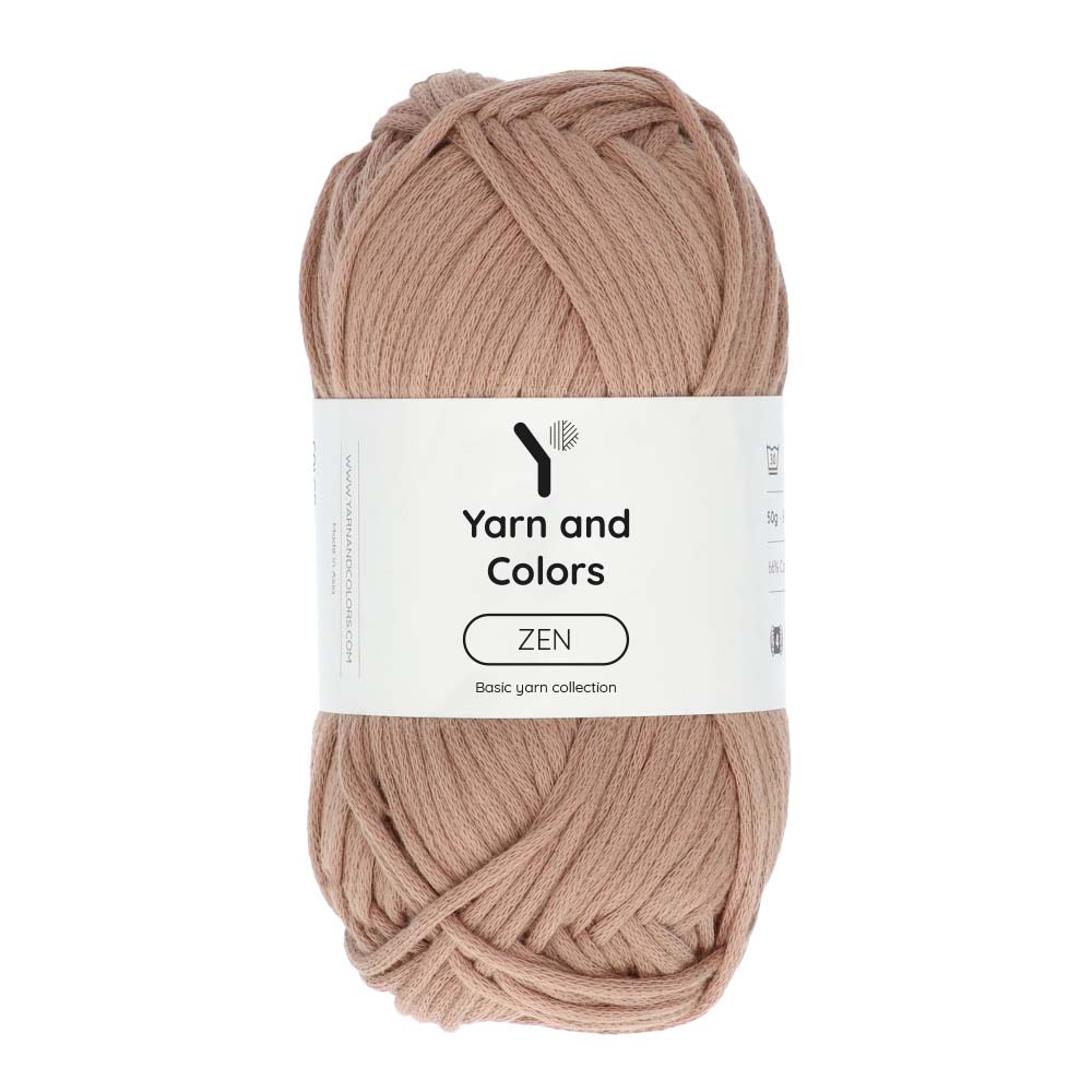 Yarn and Colors Zen 006 Taupe - bol garen in deze kleur