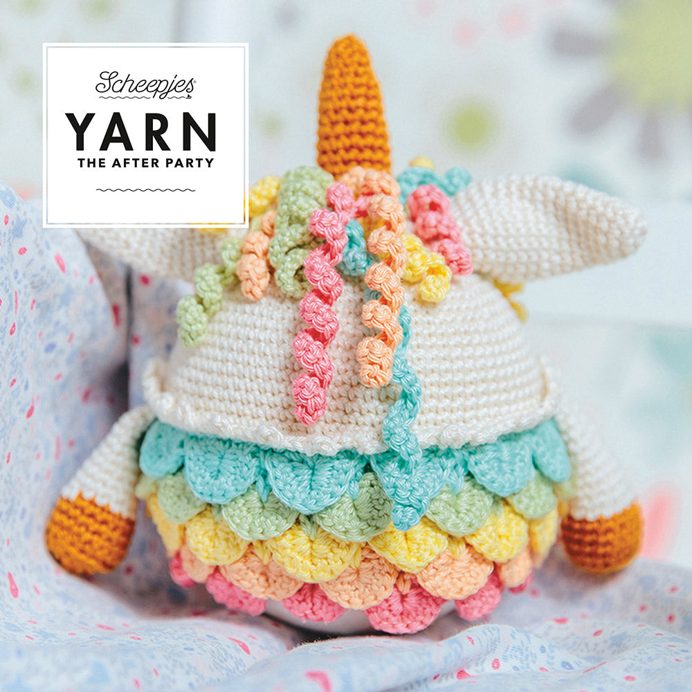Florence the unicorn — gemaakt met YARN The After Party Nr.116 Florence The Unicorn NL (2)