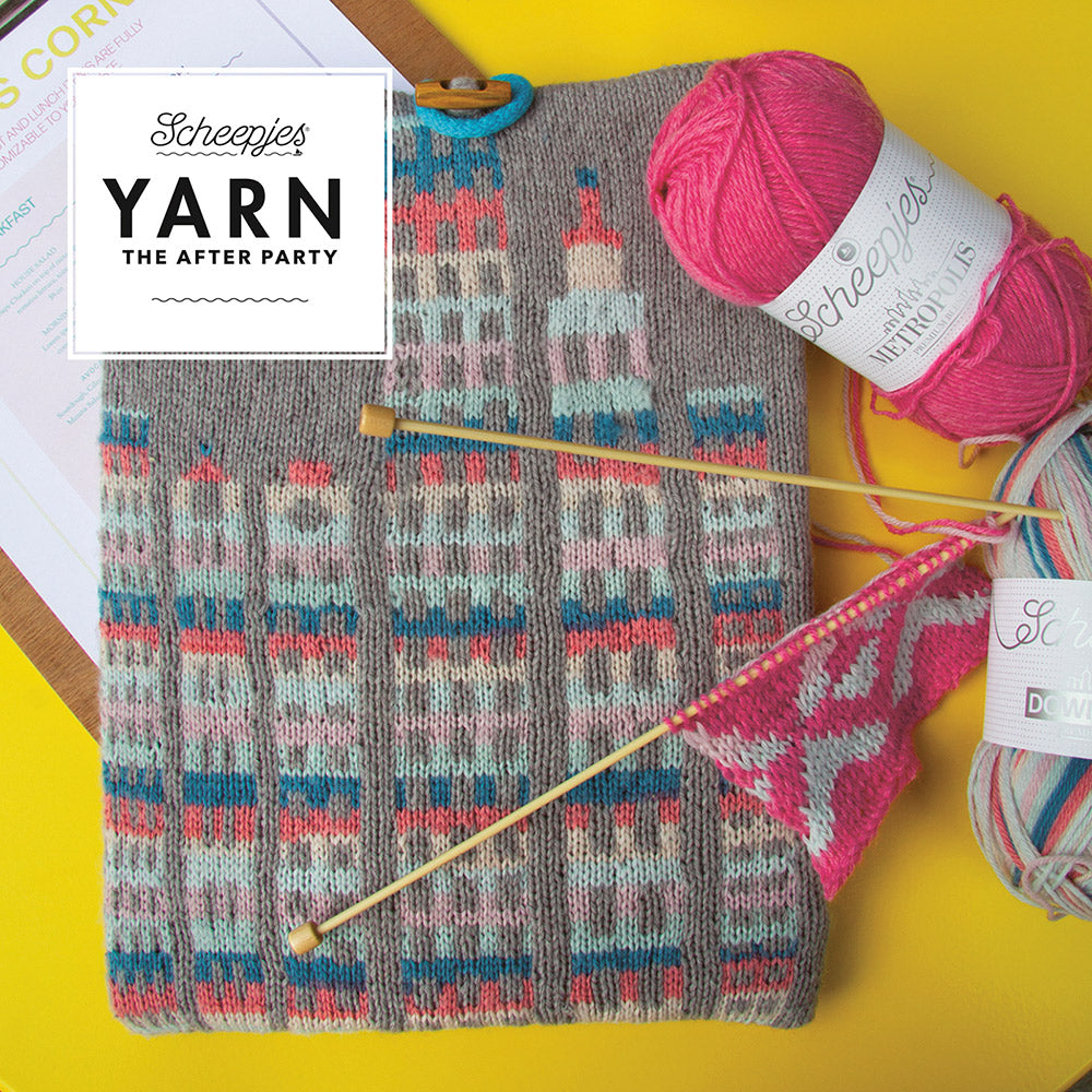 Skyscrapers tablet cover — gemaakt met YARN The After Party nr.126 Skyscrapers Tablet Cvr NL