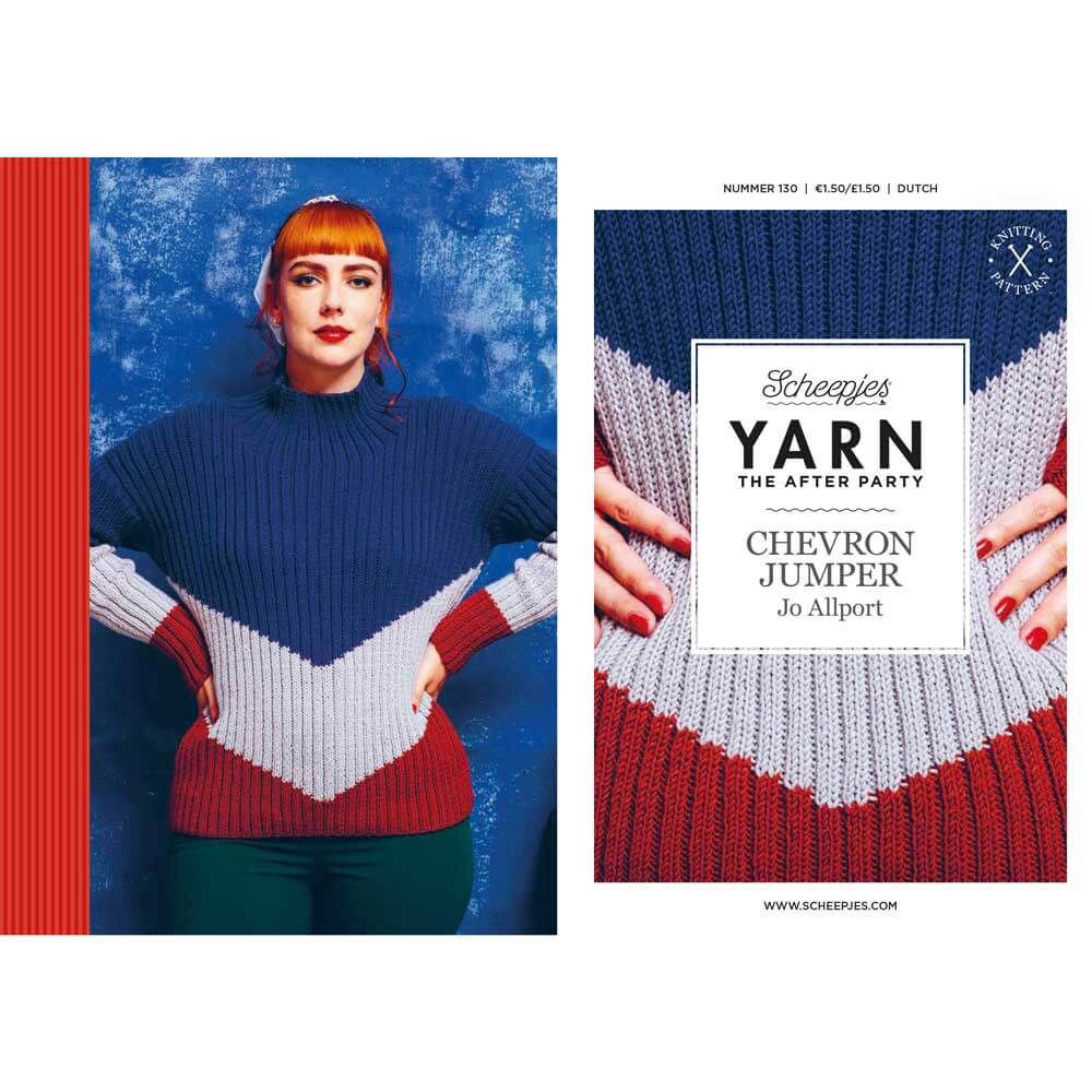 YARN The After Party nr.130 Chevron Jumper NL