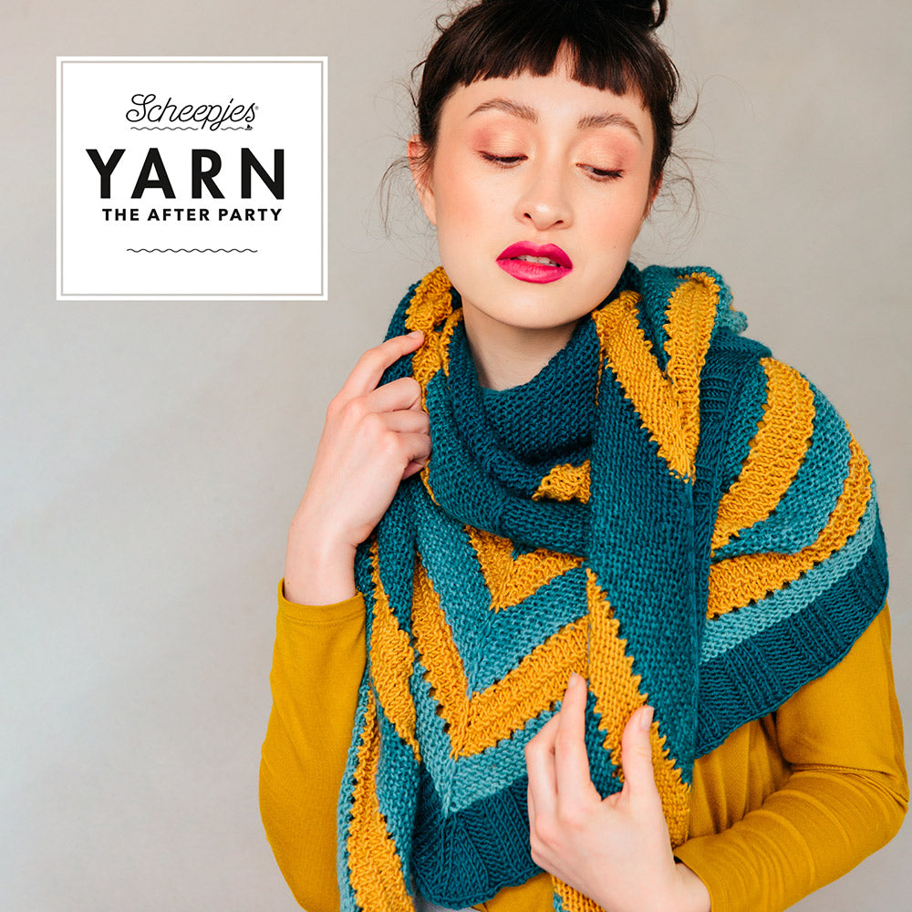Shawl for adventures — gemaakt met YARN The After Party nr.137 Shawl for Adventures NL (2)