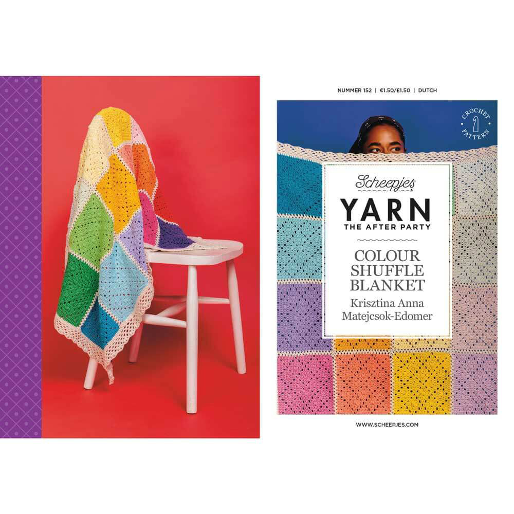 Yarn the after party nr.152 Colour shuffle blanket haakpatroon