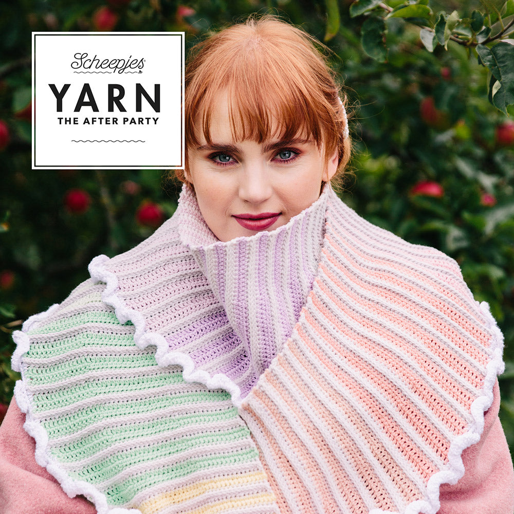 Ytap — gemaakt met YARN The After Party nr.157 Rainbow Crescent Scarf NL (2)