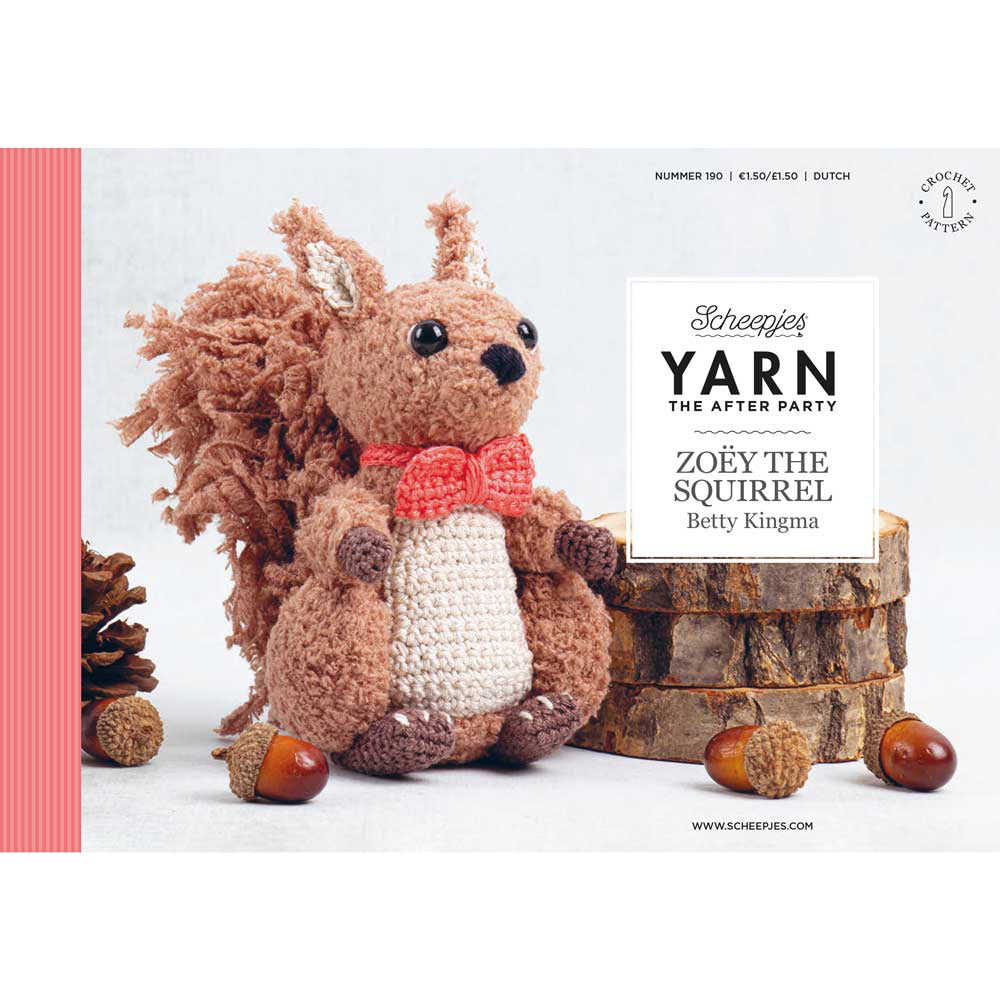 Yarn the after party nr.190 Zoey the squirrel haakpatroon