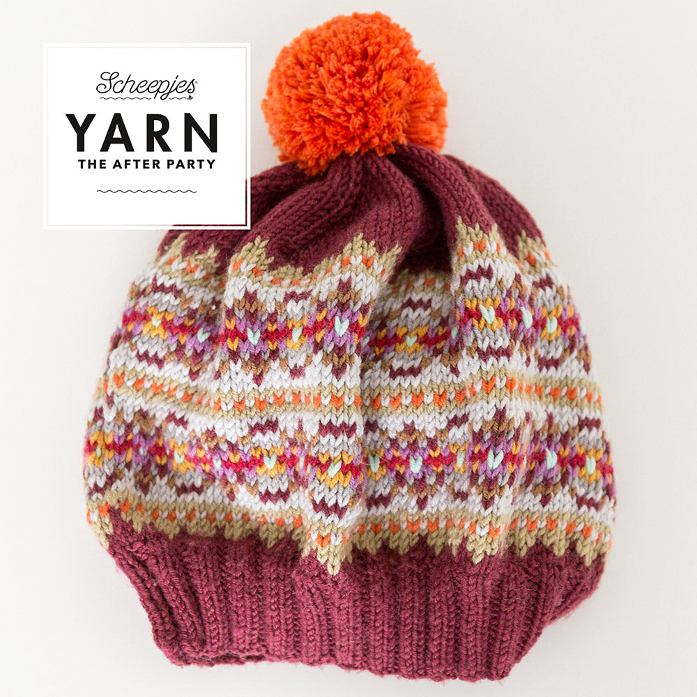 Autumn bobble hat — gemaakt met YARN The After Party nr.36 Autumn Bobble Hat NL