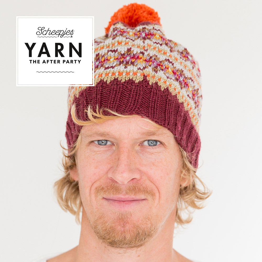 Autumn bobble hat — gemaakt met YARN The After Party nr.36 Autumn Bobble Hat NL (2)