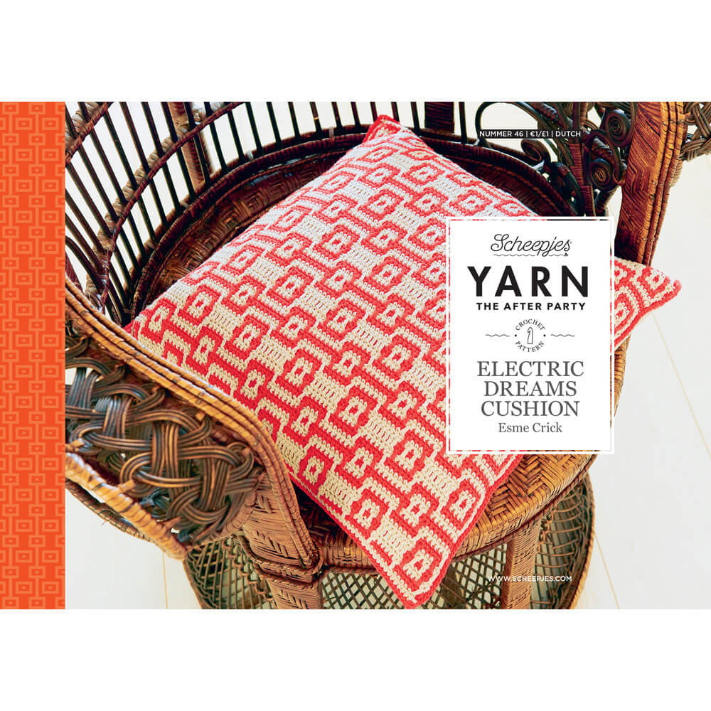Yarn the after party nr.46 Electic dreams cushion haakpatroon