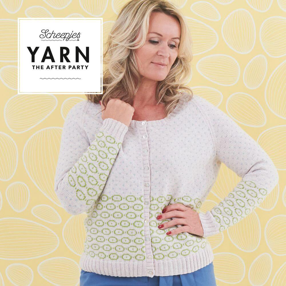 Birds eye cardigan — gemaakt met YARN The After Party nr.59 Bird's Eye Cardigan NL