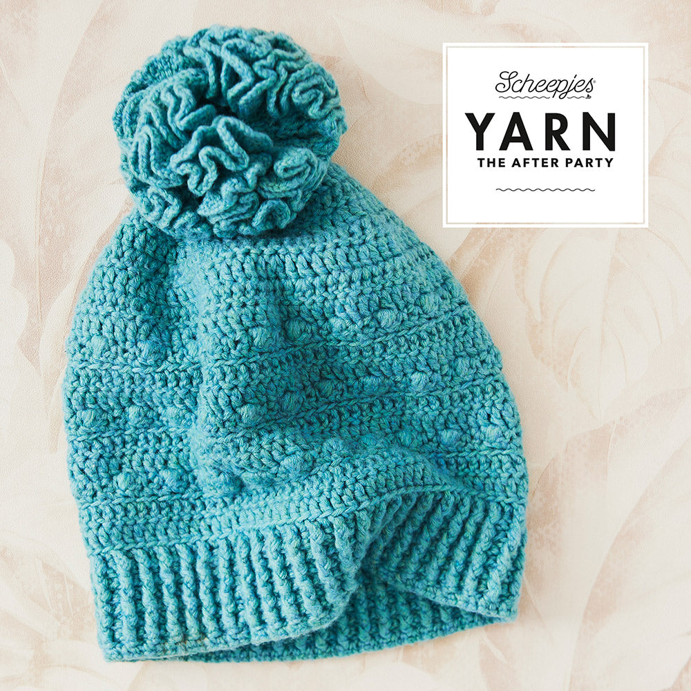 Hyperbolic puff beanie — gemaakt met YARN The After Party nr.78 Hyperbolic Puff Beanie NL (2)