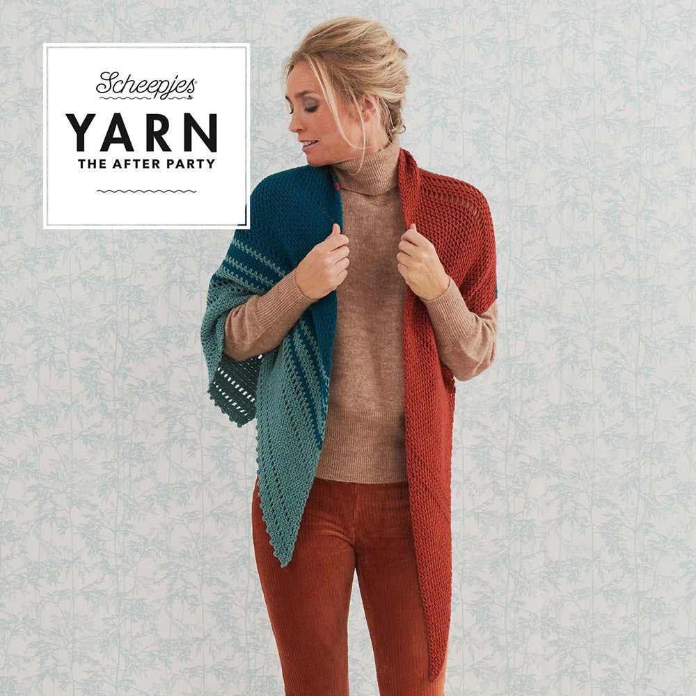 Away day shawl — gemaakt met YARN The After Party nr.92 Away Day Shawl NL (2)