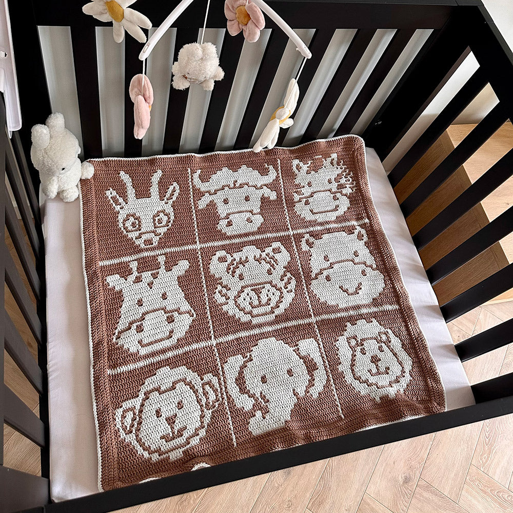 YarnZoo - Animal Adventure Speelkleed Garen en Haakpakket