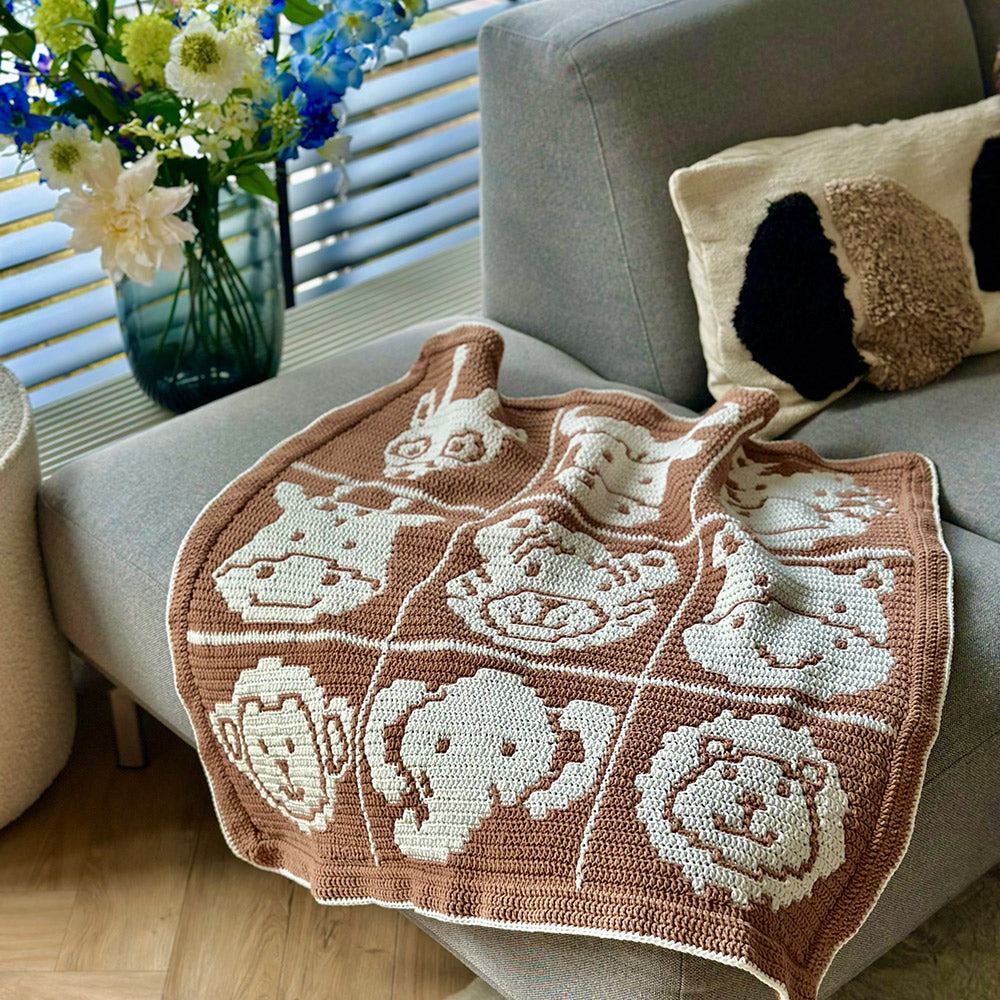 YarnZoo - Animal Adventure Speelkleed Garen en Haakpakket (7)