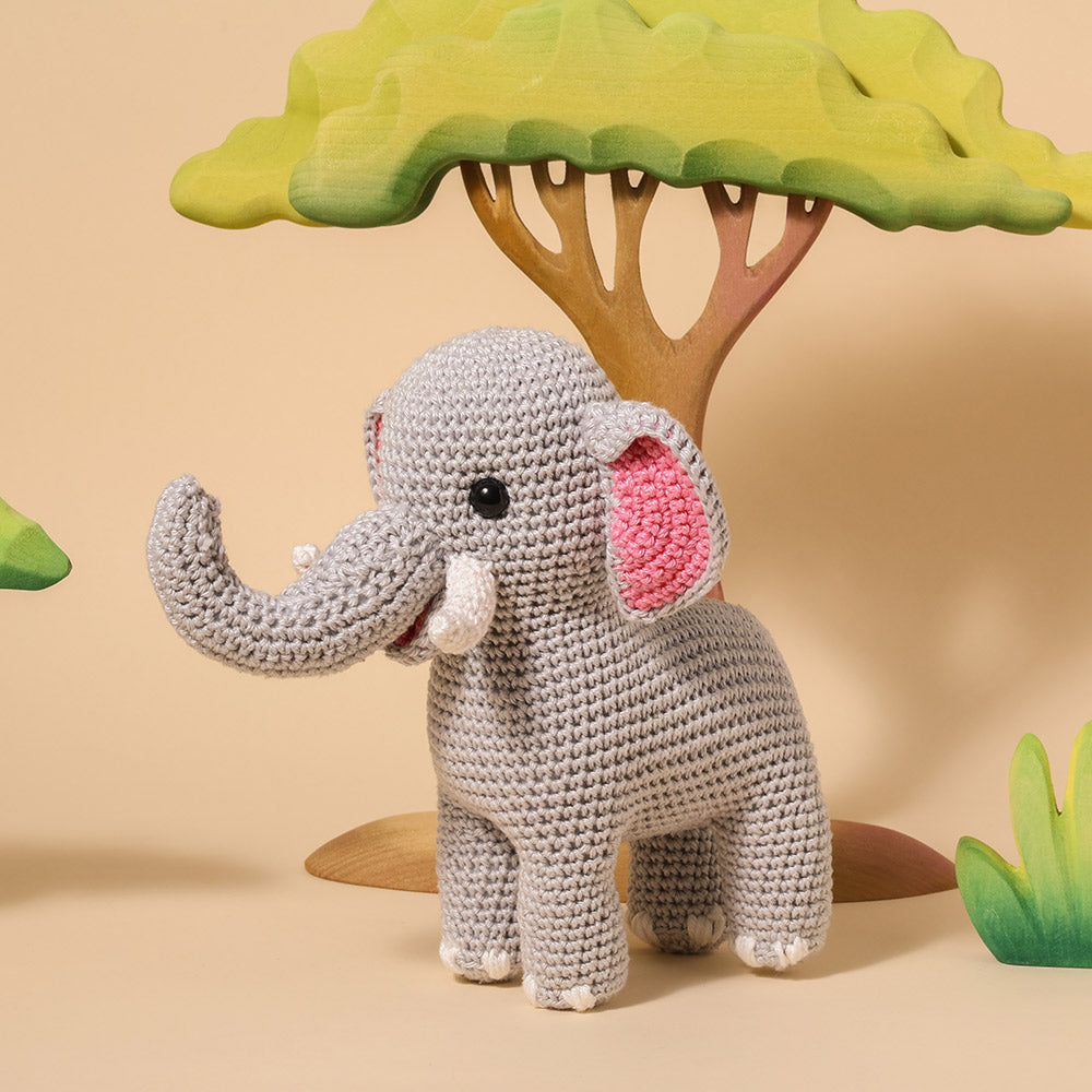 Yarnzoo - Olifant Olivier Haakpakket - Inclusief Patroon
