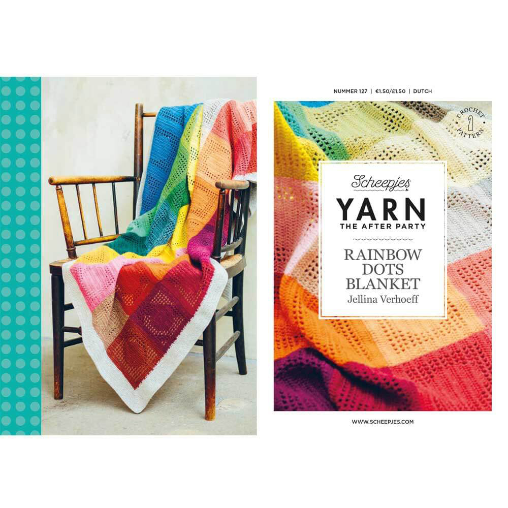 YARN The After Party nr.127 Rainbow Dots Blanket NL