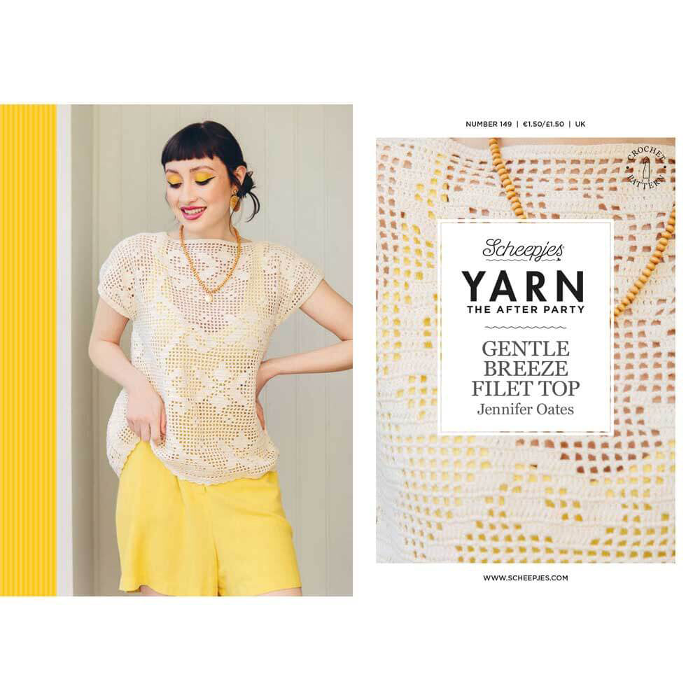 YARN The After Party nr.149 Gentle Breeze Filet Top UK