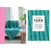 YARN The After Party nr.24 Popcorn-Cables Blanket UK