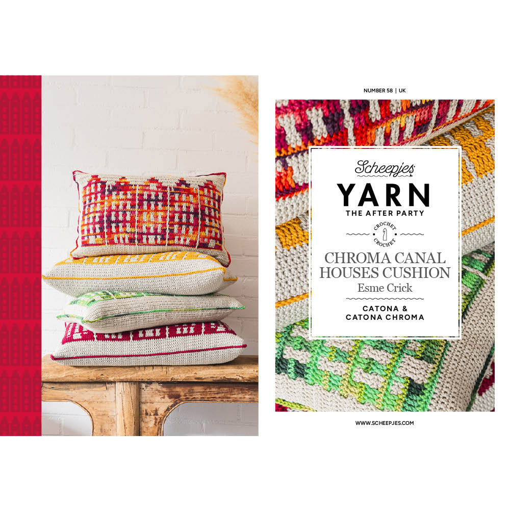 YARN The After Party nr.58 Chroma Canal Houses Cushion UK