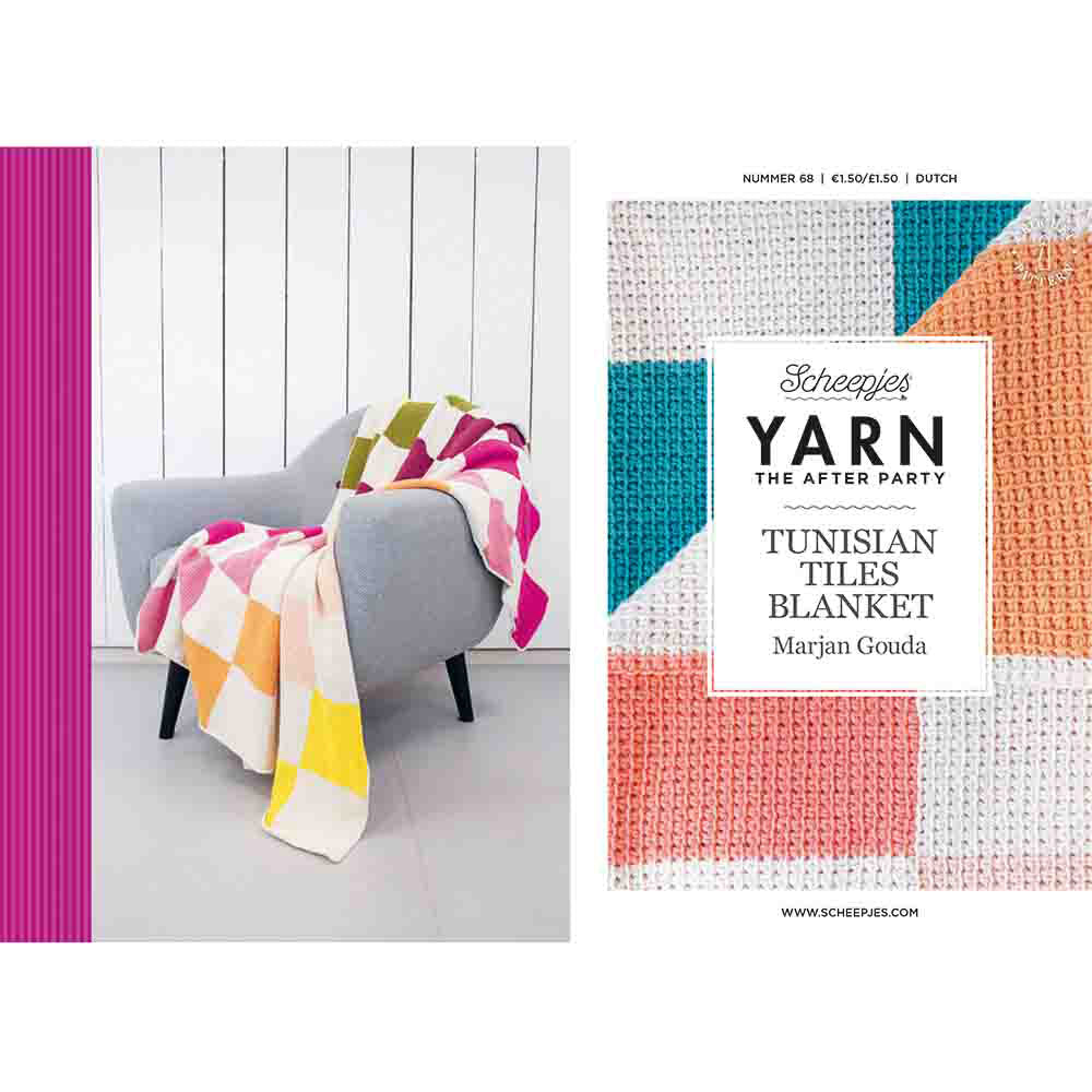 Yarn the after party nr.68 Tunisian tiles blanket haakpatroon