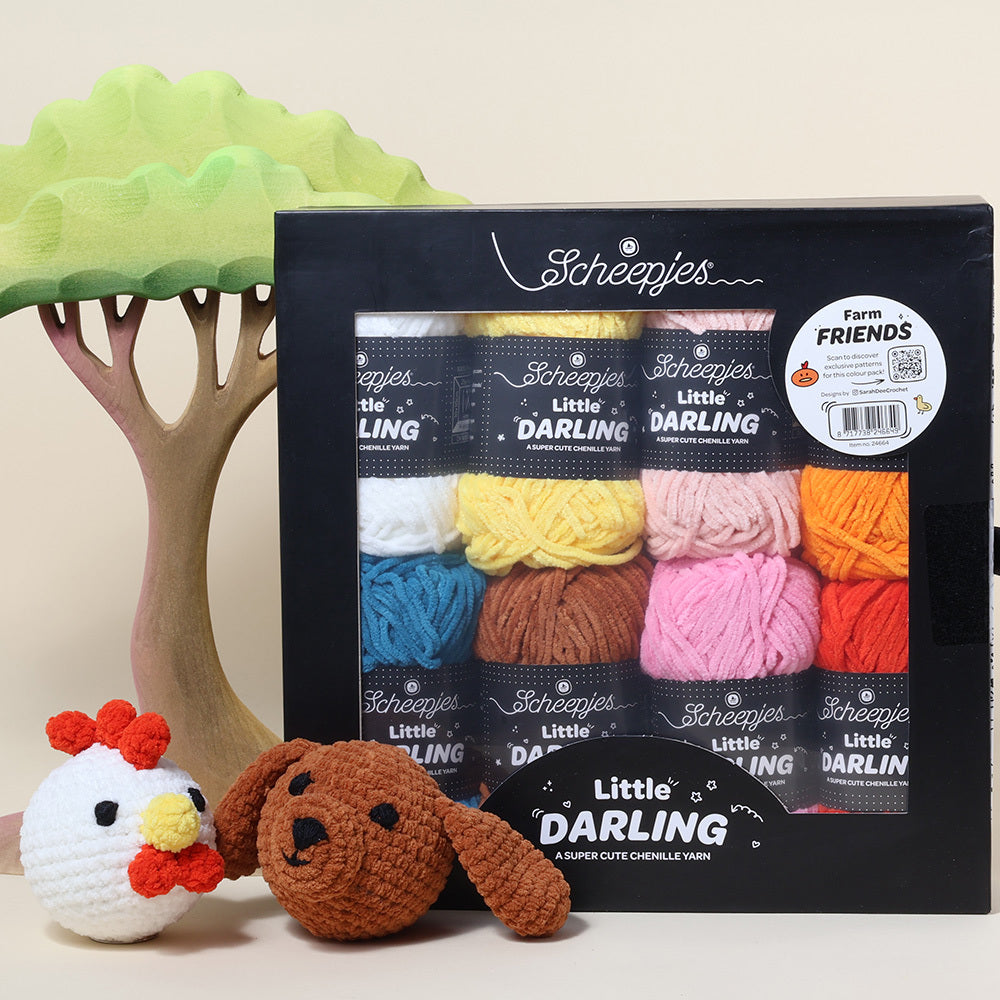 Little darling pakket farm friends — gemaakt met Zooballs – Boerderij haakboek - YarnZoo